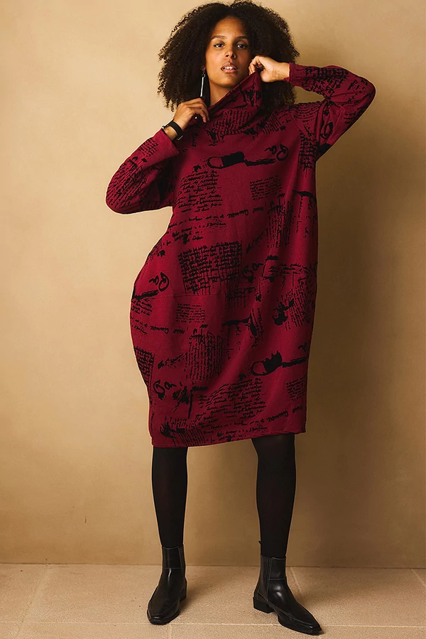 Nyomott mintás ruha Nyomott mintás ruha