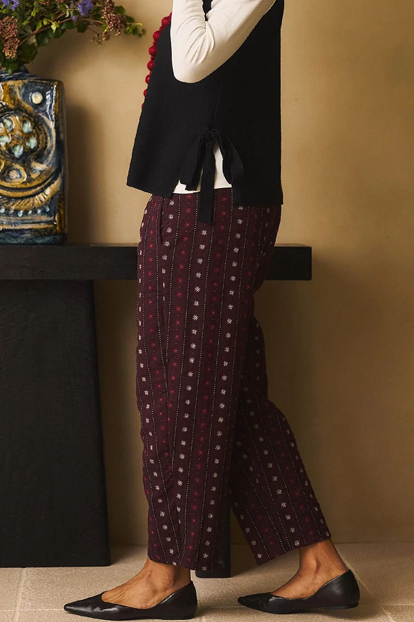 Mintás szövetnadrág