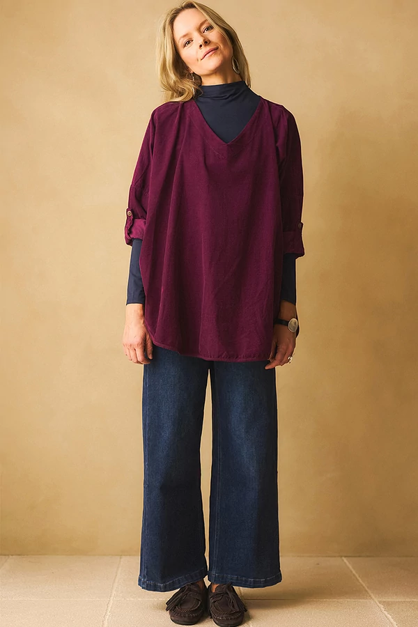 Mikrokord oversize tunika