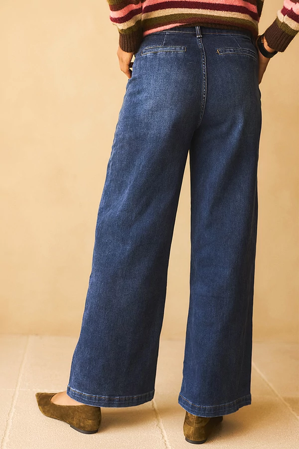 Bőszárú trapéz farmer