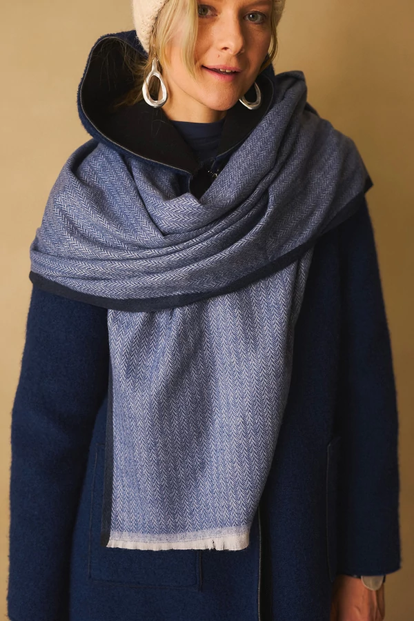 Halszálkamintás sál