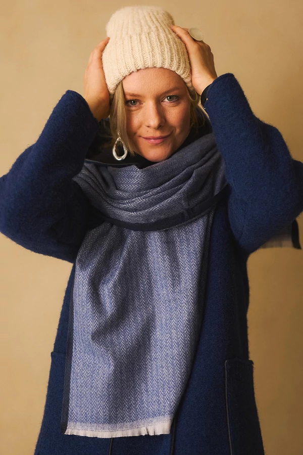 Halszálkamintás sál