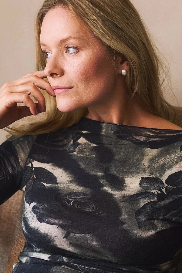 Gyöngy hatású fülbevaló