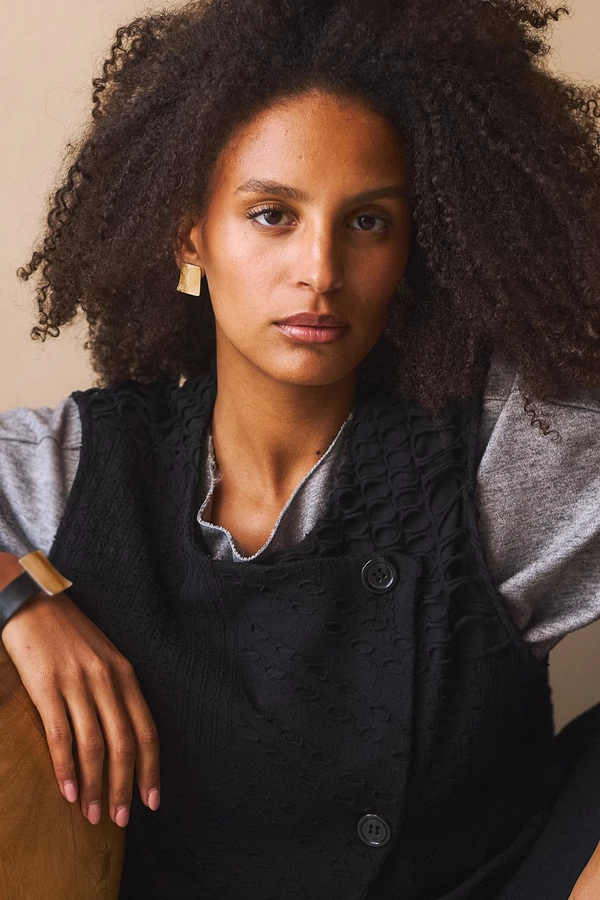 Négyzetes fülbevaló