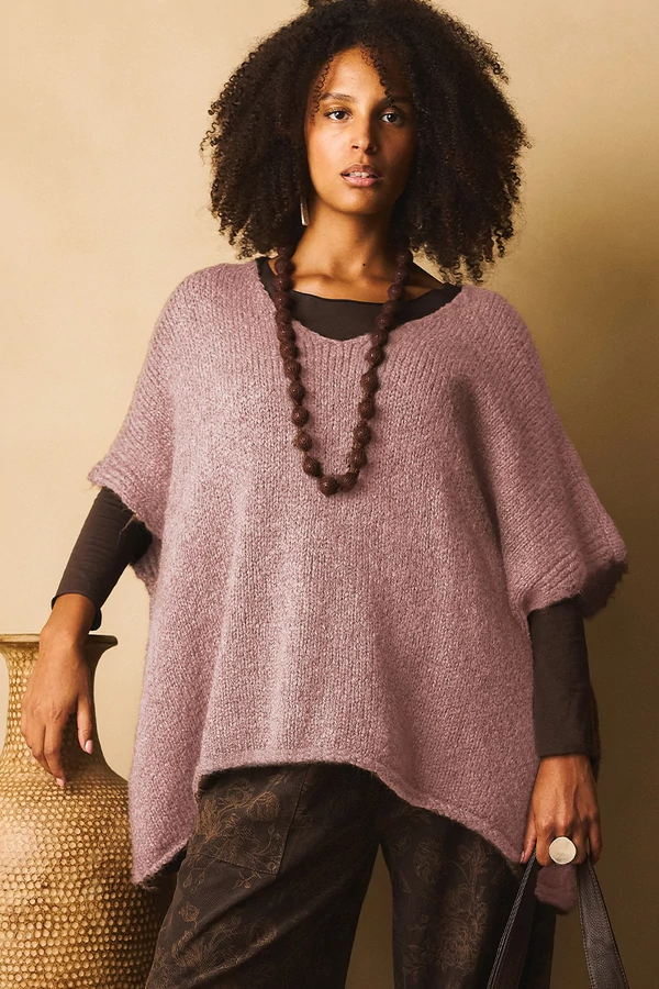 Oversize poncsó pulóver Oversize poncsó pulóver