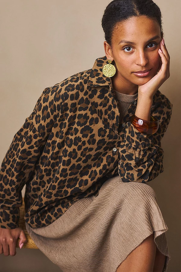 Állatmintás kord ing