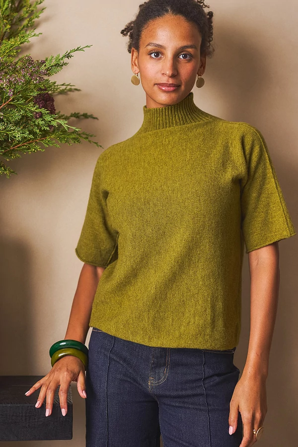 Garbó pulóver rövid T-ujjal