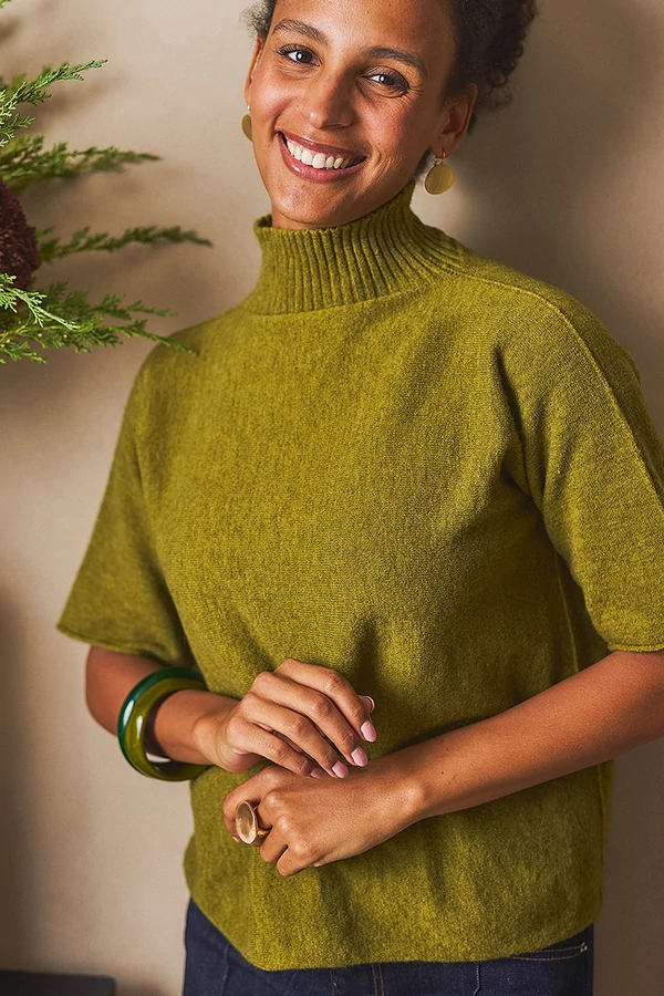 Garbó pulóver rövid T-ujjal