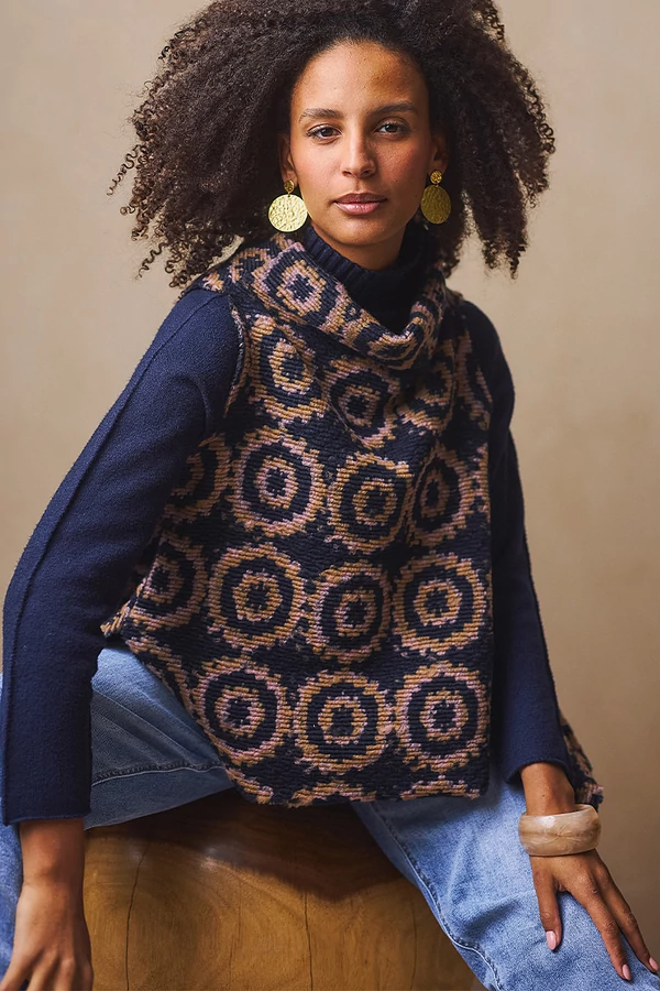 Kalapált korong fülbevaló