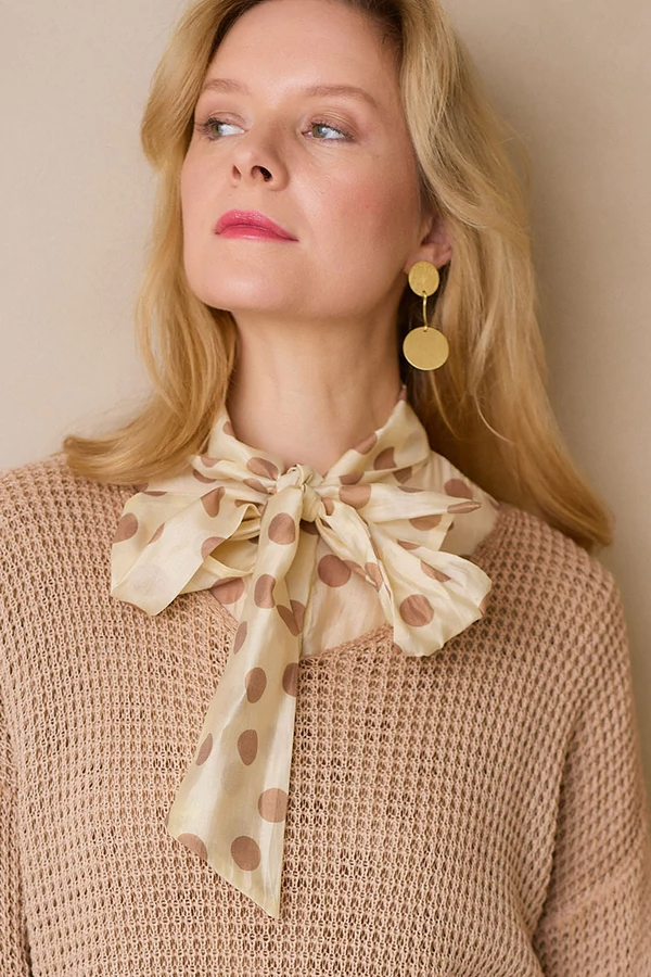 Dupla korongos fülbevaló