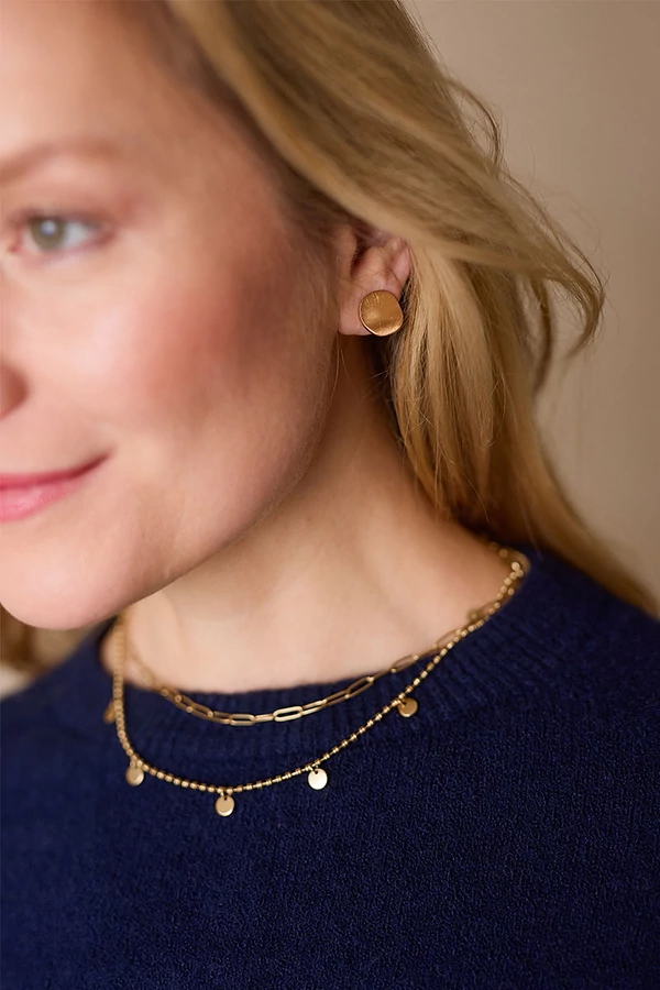 Duplasoros lánc medálokkal