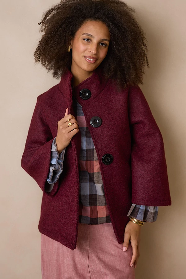 Nagygombos színes kabát