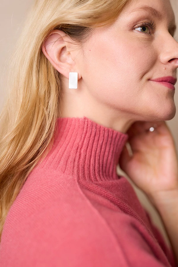 Téglalap fülbevaló