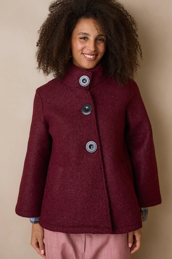 Nagygombos színes kabát