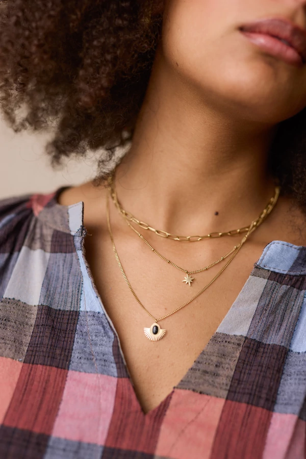 Triplasoros lánc medálokkal