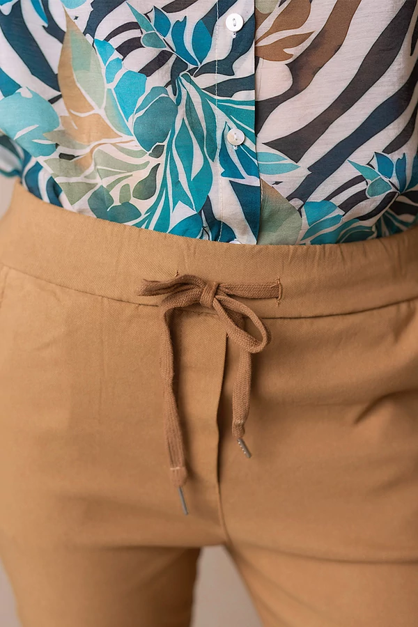 Nadrág kötős derékkal