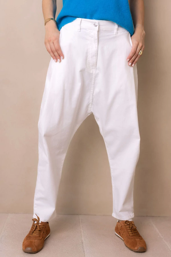 Lezser, ülepes vászon nadrág