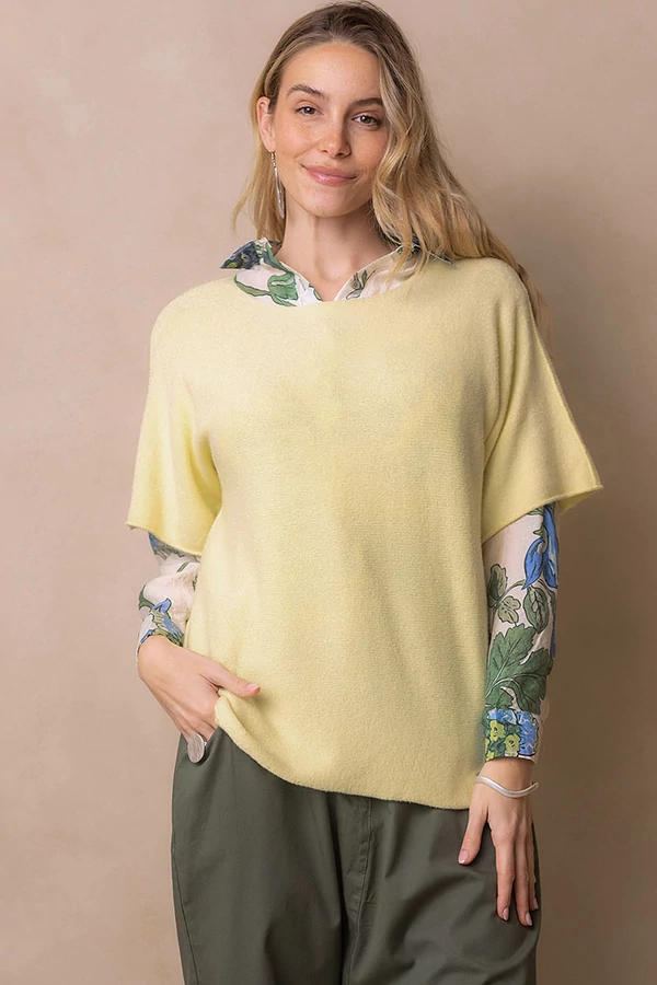 Lezser rövidujjas kötött felső