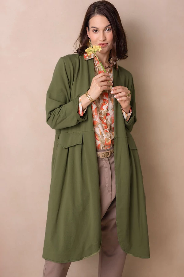 Pamut hosszú kabát