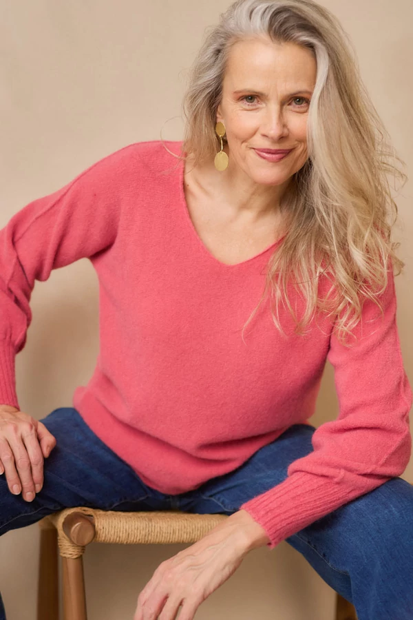 Pulóver puffos ujjal